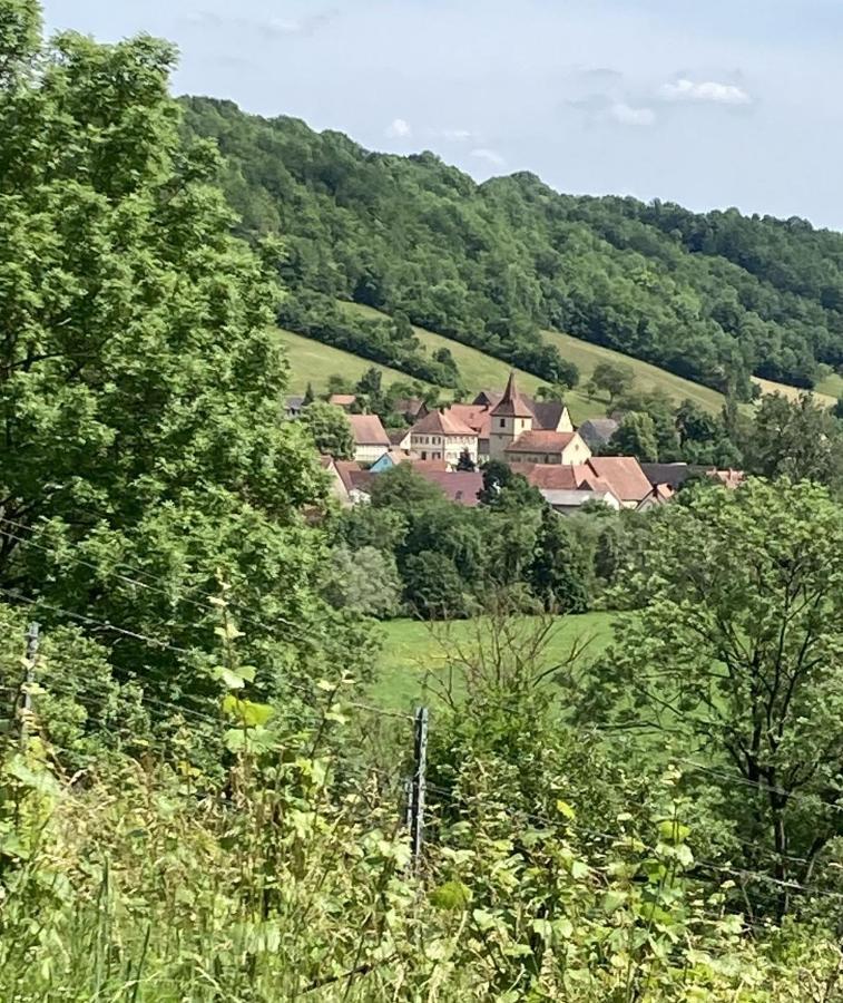 Rose Cottage Im Romantischen Taubertal Adelshofen  Eksteriør bilde
